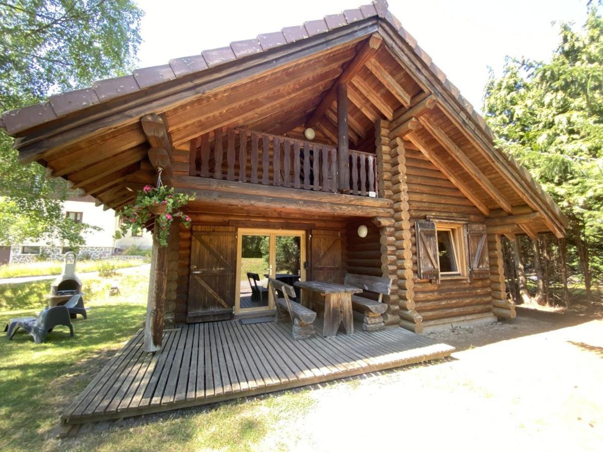 L'Oursblanc Chalet En Rondins Ла-Бресс Экстерьер фото