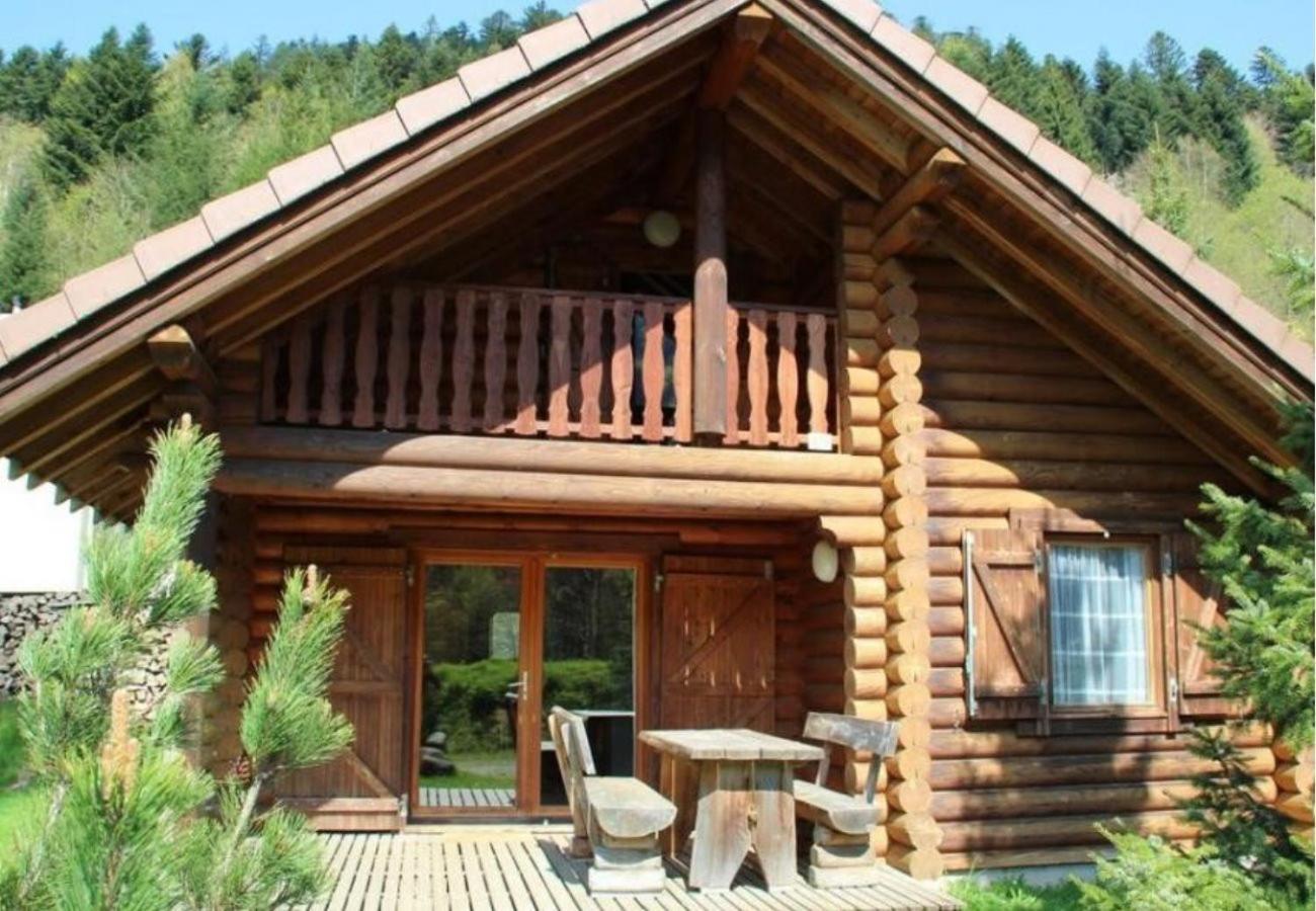 L'Oursblanc Chalet En Rondins Ла-Бресс Экстерьер фото