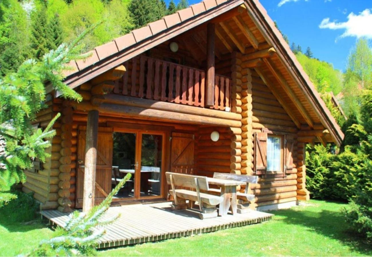 L'Oursblanc Chalet En Rondins Ла-Бресс Экстерьер фото