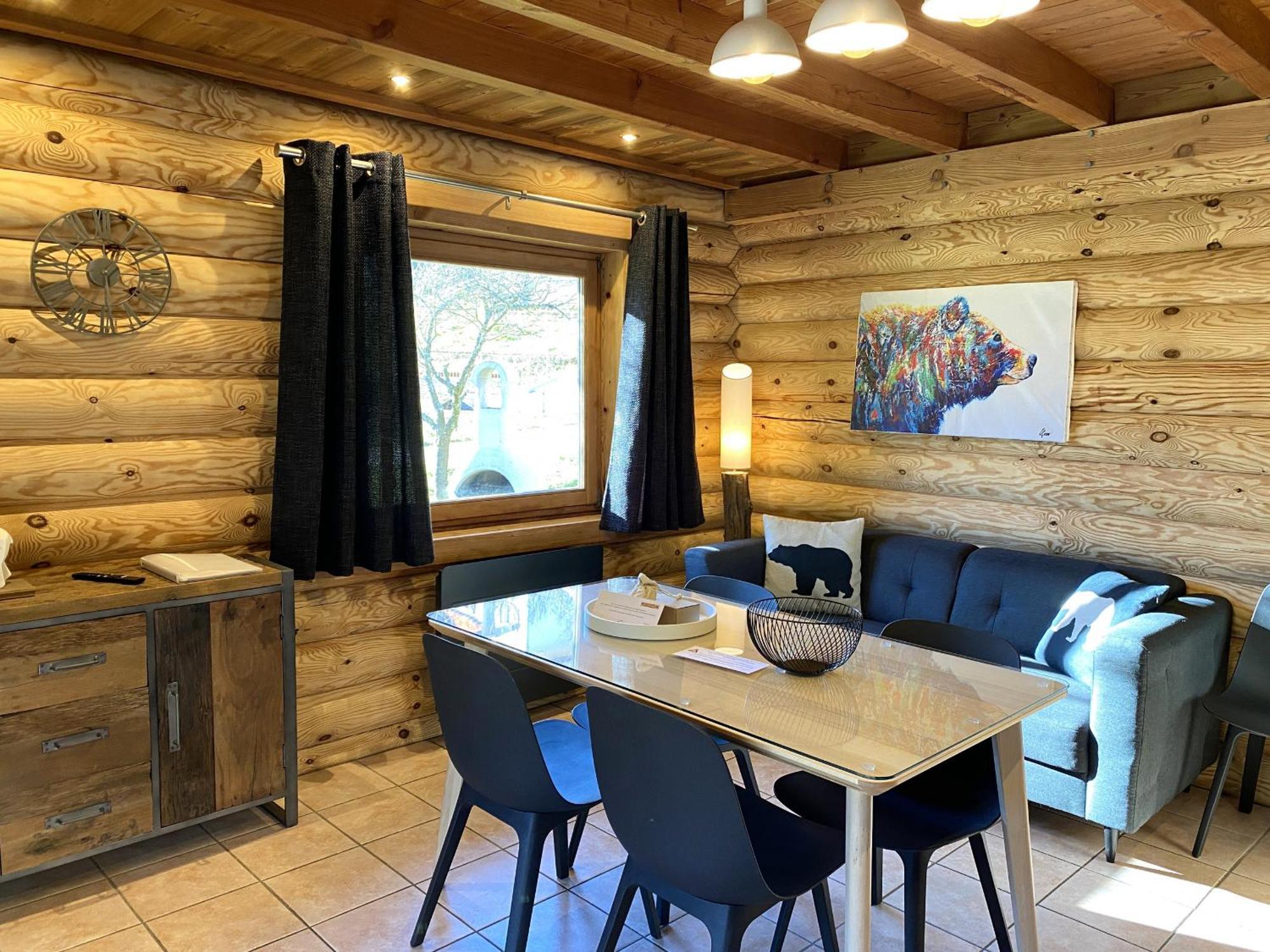 L'Oursblanc Chalet En Rondins Ла-Бресс Экстерьер фото