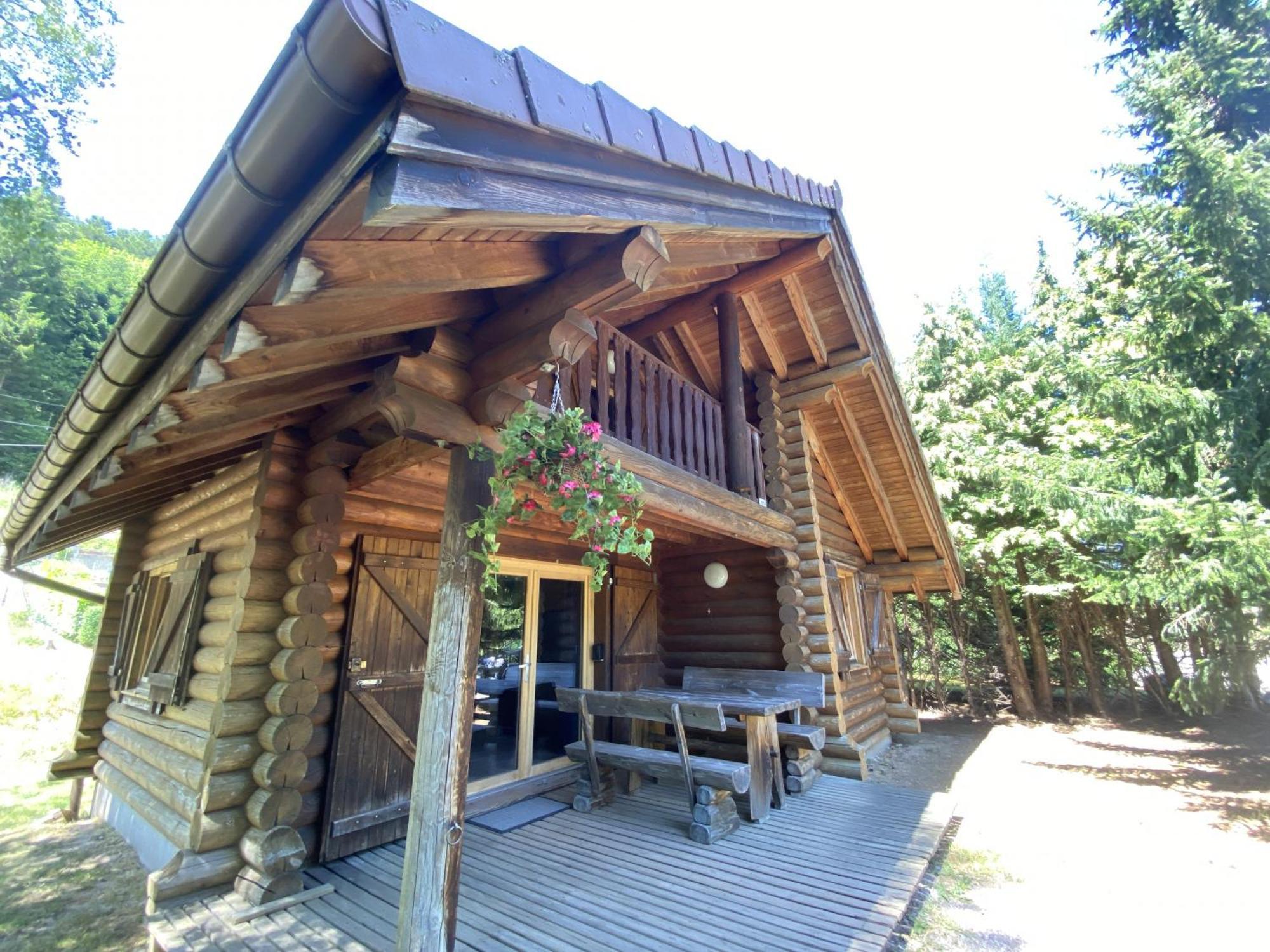 L'Oursblanc Chalet En Rondins Ла-Бресс Экстерьер фото
