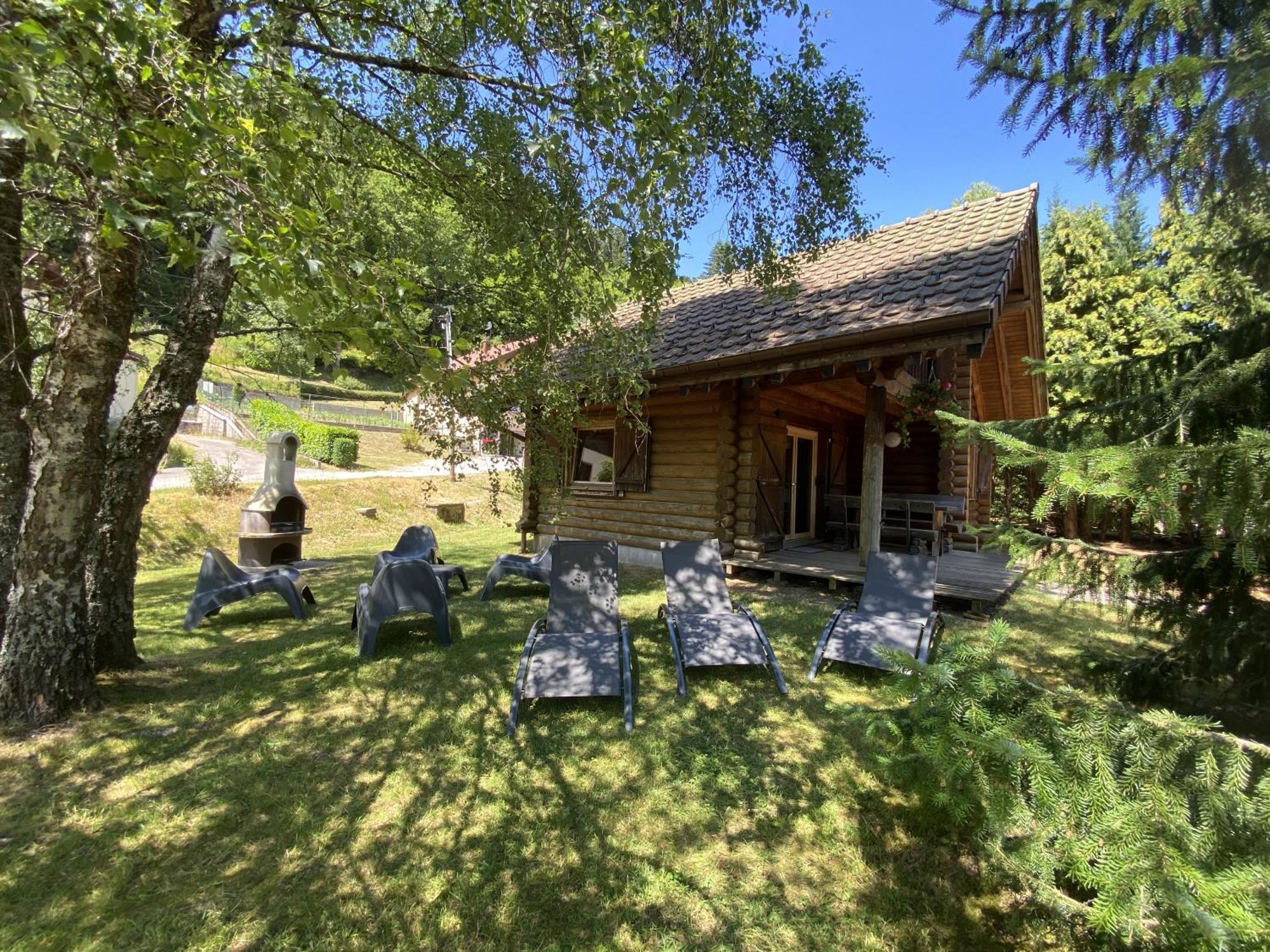 L'Oursblanc Chalet En Rondins Ла-Бресс Экстерьер фото